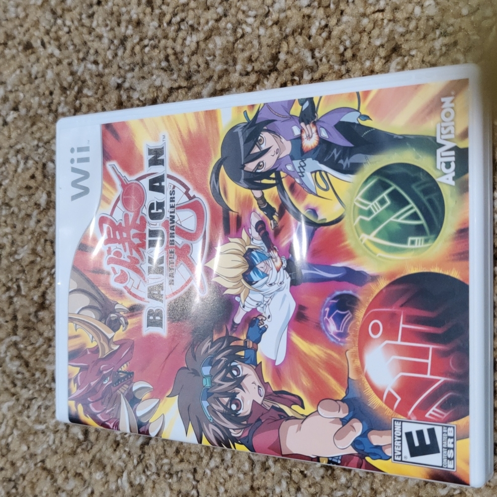 Wii Bakugan battle brawlers game